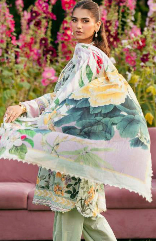 Elaf - Elaf Prints'25 Printed Lawn Suits Unstitched 3 Piece - Summer Collection - aubranz.com