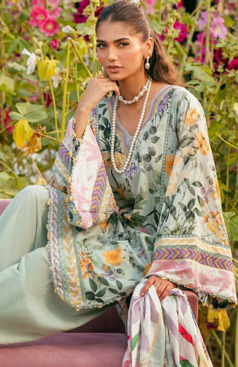 Elaf - Elaf Prints'25 Printed Lawn Suits Unstitched 3 Piece - Summer Collection - aubranz.com