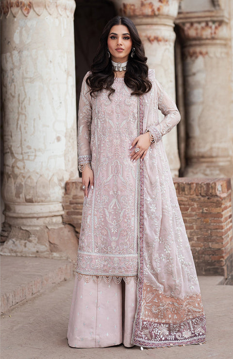 Zarif - SHEHNAI BY ZARIF EMBROIDERED NET SUITS UNSTITCHED 3 PIECE - FORMAL COLLECTION - aubranz.com