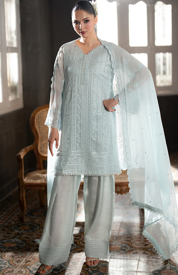 Azure - Azure Ensembles Festive Lawn'25 Embroidered Suits Unstitched 3 Piece - Summer Collection - aubranz.com