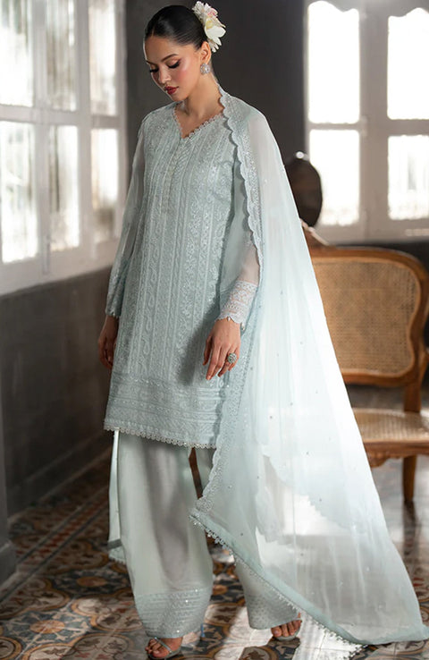 Azure - Azure Ensembles Festive Lawn'25 Embroidered Suits Unstitched 3 Piece - Summer Collection - aubranz.com