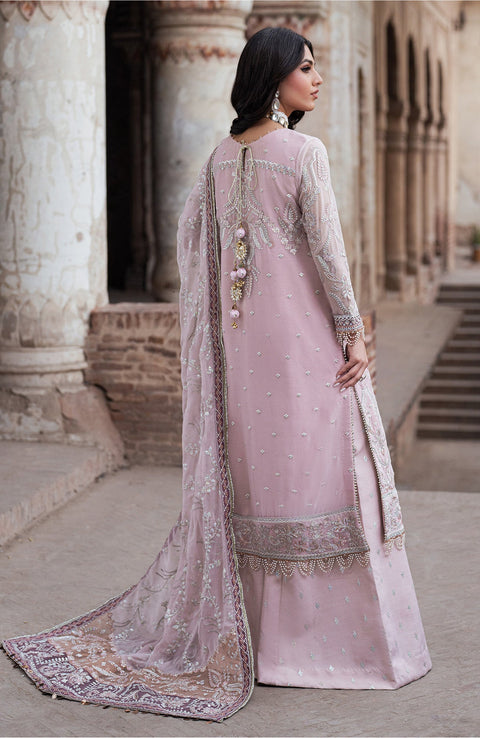 Zarif - SHEHNAI BY ZARIF EMBROIDERED NET SUITS UNSTITCHED 3 PIECE - FORMAL COLLECTION - aubranz.com