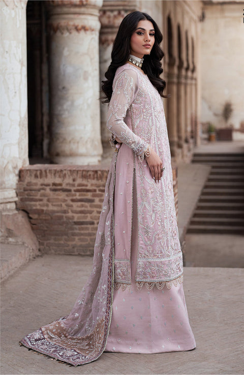 Zarif - SHEHNAI BY ZARIF EMBROIDERED NET SUITS UNSTITCHED 3 PIECE - FORMAL COLLECTION - aubranz.com