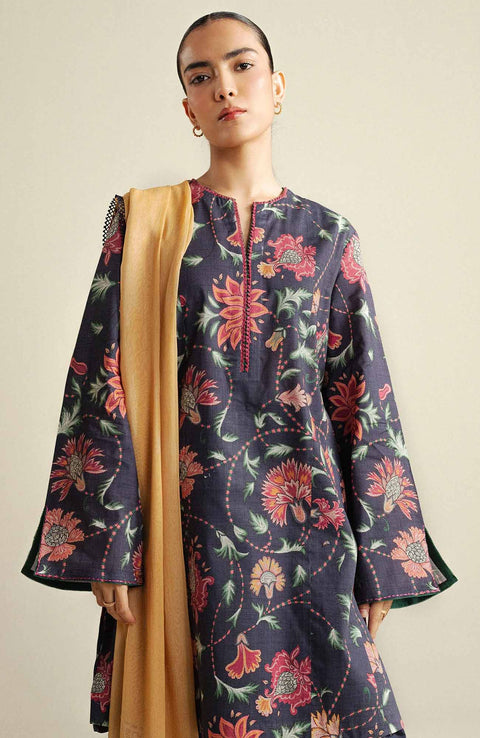 Zara_Shahjahan - Coco Prints'25 Vol-4 by Zara Shahjahan Printed Lawn Suits Unstitched 3 Piece - Summer Collection - aubranz.com