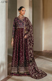 Xenia - Niran by Xenia Embroidered Chiffon Suits Unstitched 3 Piece - Formals Collection - aubranz.com