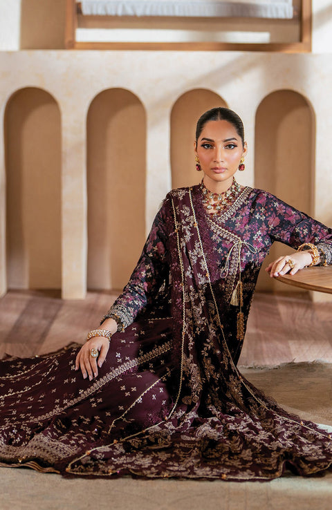 Xenia - Niran by Xenia Embroidered Chiffon Suits Unstitched 3 Piece - Formals Collection - aubranz.com