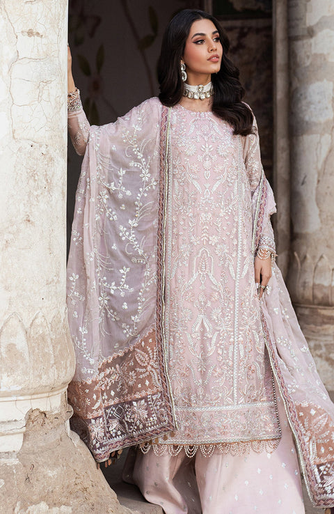 Zarif - SHEHNAI BY ZARIF EMBROIDERED NET SUITS UNSTITCHED 3 PIECE - FORMAL COLLECTION - aubranz.com