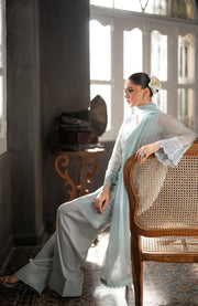 Azure - Azure Ensembles Festive Lawn'25 Embroidered Suits Unstitched 3 Piece - Summer Collection - aubranz.com