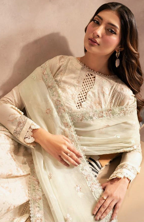 Zarif - Zarif Lawn'25 Embroidered Suits Unstitched 3 Piece - Summer Collection - aubranz.com