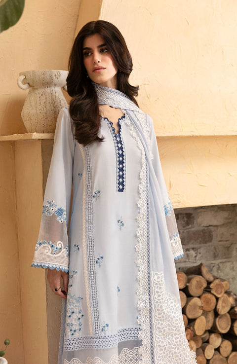 Azure - Luxe Premium By Azure Embroidered Formal Suit Unstitched 3 Piece - aubranz.com
