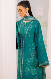 Binilyas - La'Hira Spring Summer By Bin Ilyas Lawn Collection'24 Unstitched 3 Piece Summer Collection - aubranz.com