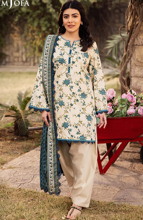 Asimjofa - Asim Jofa Lawn'25 Printed Suits Unstitched 3 Piece - Summer Collection - aubranz.com