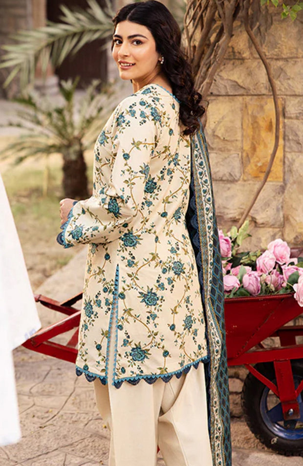 Asimjofa - Asim Jofa Lawn'25 Printed Suits Unstitched 3 Piece - Summer Collection - aubranz.com