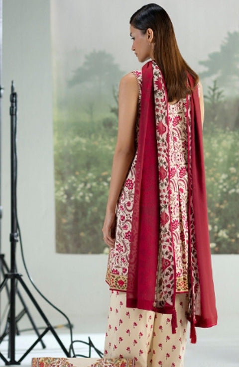 Saira_Rizwan - Joolie Prints Collecetion'25 By Saira Rizwan Printed Lawn Suit Unstitched 3 Piece - Summer Collection - aubranz.com