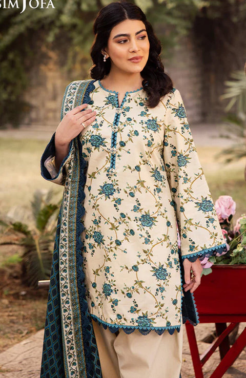 Asimjofa - Asim Jofa Lawn'25 Printed Suits Unstitched 3 Piece - Summer Collection - aubranz.com