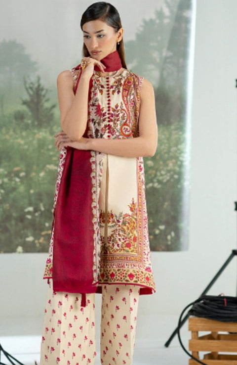 Saira_Rizwan - Joolie Prints Collecetion'25 By Saira Rizwan Printed Lawn Suit Unstitched 3 Piece - Summer Collection - aubranz.com