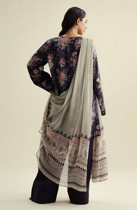 Zara_Shahjahan - Coco Prints'25 Vol-4 by Zara Shahjahan Printed Lawn Suits Unstitched 3 Piece - Summer Collection - aubranz.com