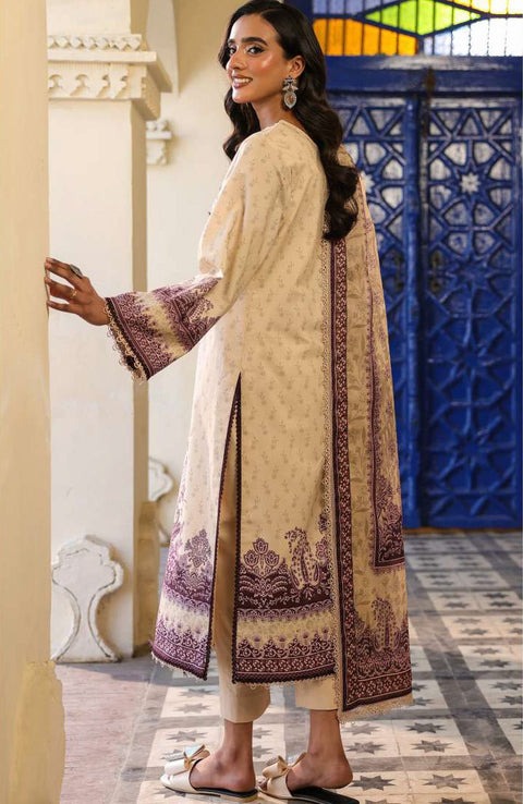 Asimjofa - Asim Jofa Eid Essentials'25 Printed Lawn Suit Unstiched 3 Piece-Summer Collection - aubranz.com
