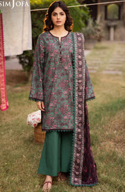 Asimjofa - Asim Jofa Lawn'25 Printed Suits Unstitched 3 Piece - Summer Collection - aubranz.com