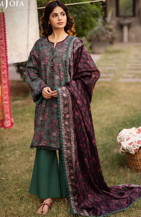 Asimjofa - Asim Jofa Lawn'25 Printed Suits Unstitched 3 Piece - Summer Collection - aubranz.com