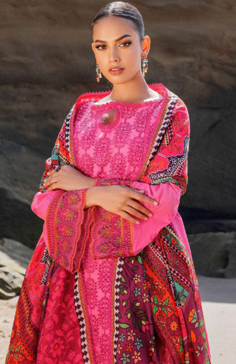 Zainabchottani - Luxury Chikankari Collection'24 By Zainab Chottani Unstitched 3 Piece Summer Collection - aubranz.com