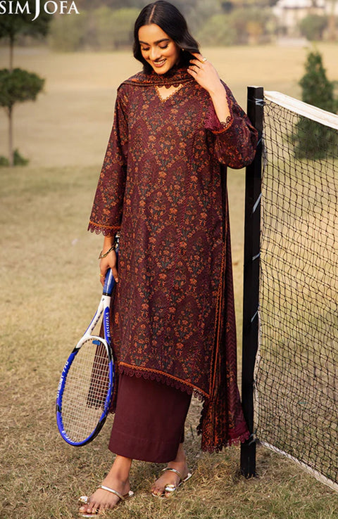 Asimjofa - Asim Jofa Lawn'25 Printed Suits Unstitched 3 Piece - Summer Collection - aubranz.com