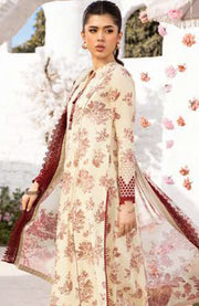 Mariab - Maria B M Basic Vol-1 Printed Lawn Suits Unstitched 3 Piece - Summer Collection - aubranz.com