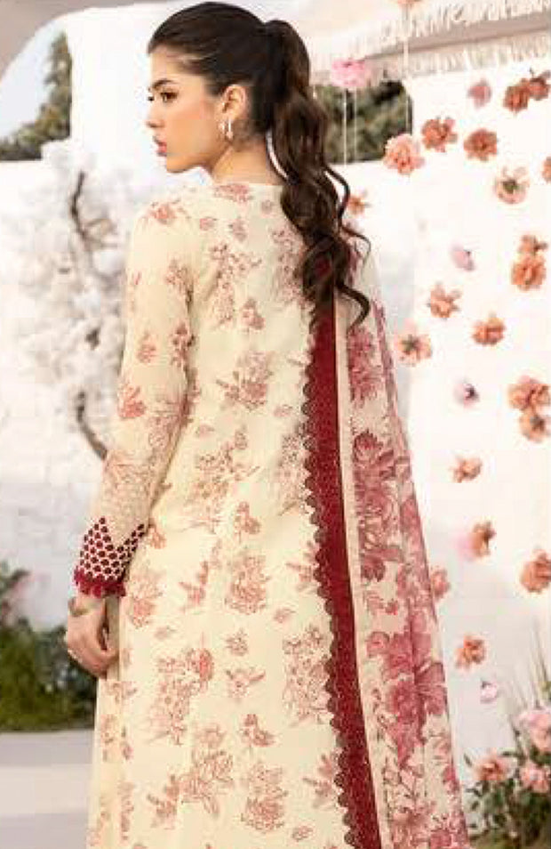 Mariab - Maria B M Basic Vol-1 Printed Lawn Suits Unstitched 3 Piece - Summer Collection - aubranz.com