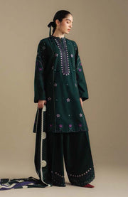 Zara_Shahjahan - COCO WINTER'25 BY ZARA SHAHJAHAN EMBROIDERED KHADDAR SUITS UNSTITCHED 3 PIECE - WINTER COLLECTION - aubranz.com