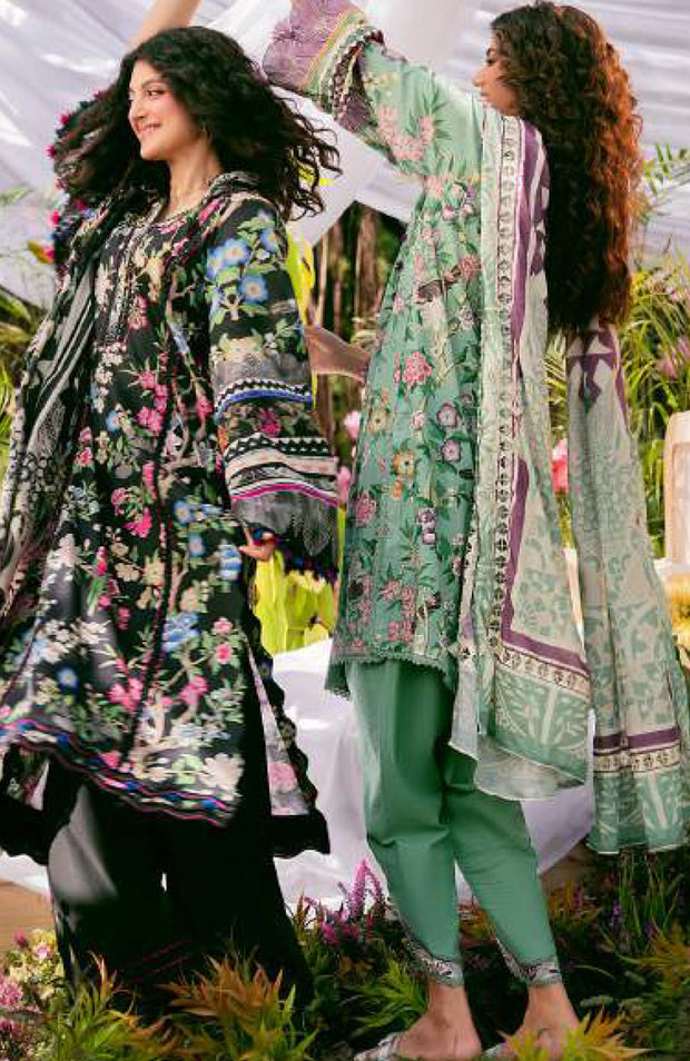 Elaf - Elaf Prints'25 Printed Lawn Suits Unstitched 3 Piece - Summer Collection - aubranz.com