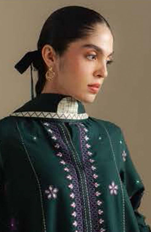 Zara_Shahjahan - COCO WINTER'25 BY ZARA SHAHJAHAN EMBROIDERED KHADDAR SUITS UNSTITCHED 3 PIECE - WINTER COLLECTION - aubranz.com