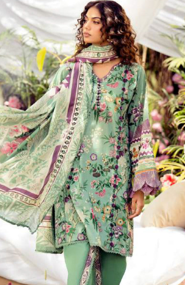 Elaf - Elaf Prints'25 Printed Lawn Suits Unstitched 3 Piece - Summer Collection - aubranz.com