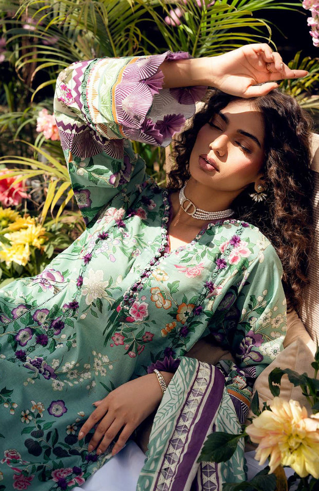 Elaf - Elaf Prints'25 Printed Lawn Suits Unstitched 3 Piece - Summer Collection - aubranz.com