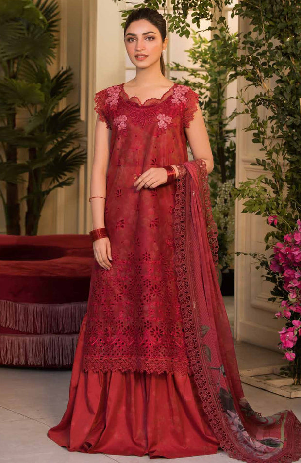 Sobia_Nazir - Sobia Nazir Vital Lawn'25 Embroidered Suits Unstitched 3 Piece - Summer Collection - aubranz.com