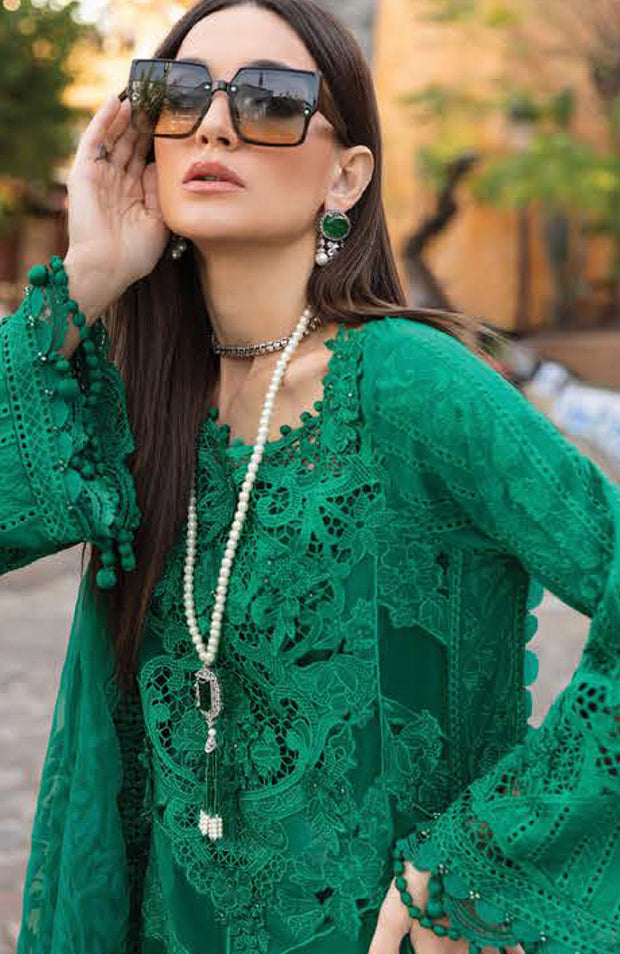 Mariab - Maria B Voyage a'Luxe x Morocco Luxury Lawn'25 Embroidered Suits Unstitched 3 Piece - Summer Collection - aubranz.com