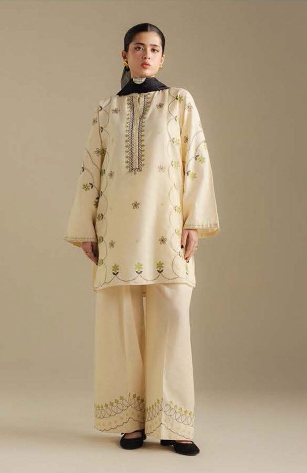 Zara_Shahjahan - COCO WINTER'25 BY ZARA SHAHJAHAN EMBROIDERED KHADDAR SUITS UNSTITCHED 3 PIECE - WINTER COLLECTION - aubranz.com