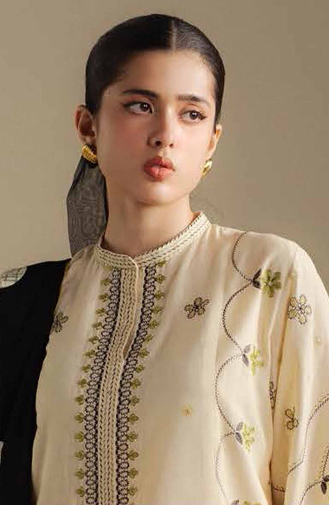 Zara_Shahjahan - COCO WINTER'25 BY ZARA SHAHJAHAN EMBROIDERED KHADDAR SUITS UNSTITCHED 3 PIECE - WINTER COLLECTION - aubranz.com