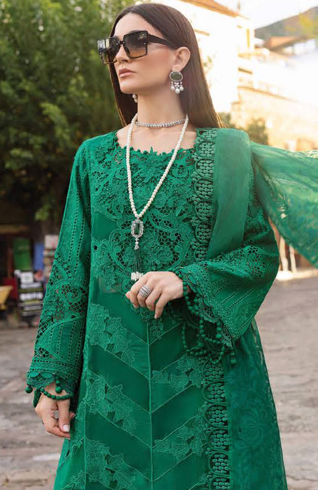 Mariab - Maria B Voyage a'Luxe x Morocco Luxury Lawn'25 Embroidered Suits Unstitched 3 Piece - Summer Collection - aubranz.com