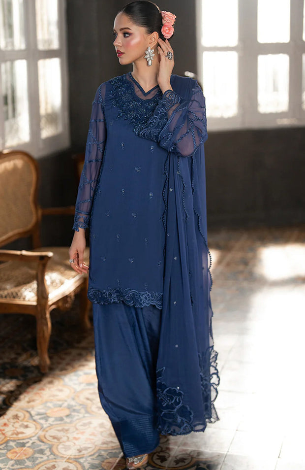 Azure - Azure Ensembles Festive Lawn'25 Embroidered Suits Unstitched 3 Piece - Summer Collection - aubranz.com