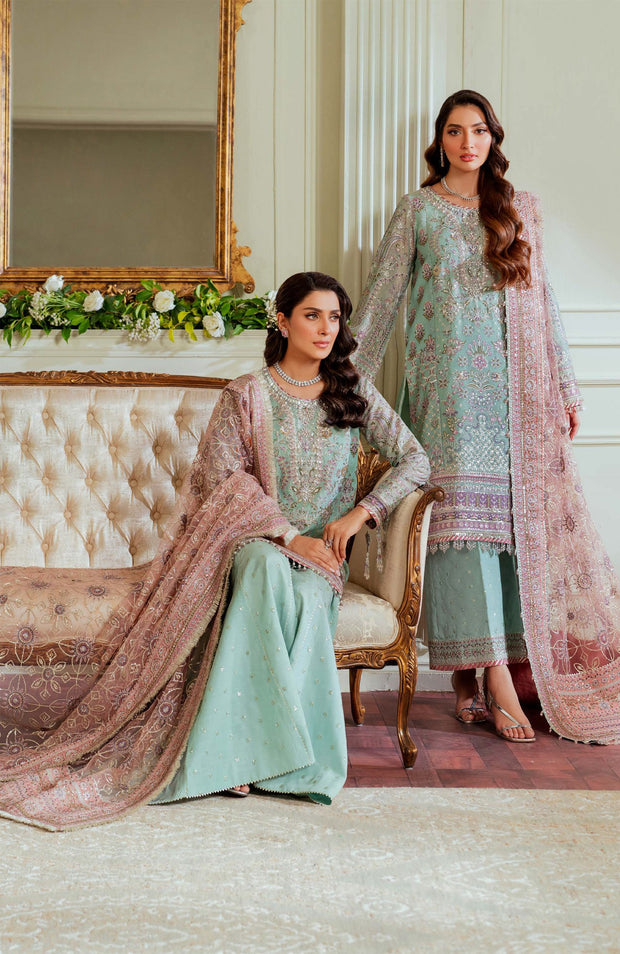 Baroque - Chantelle By Baroque Embroidered Suits Unstitched 3 Piece - Formal Collection - aubranz.com