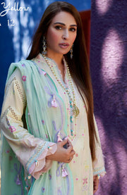 Fta - Suay Embroidered Lawn By Farah Talib'24 Unstitched 3 Piece Summer Collection - aubranz.com