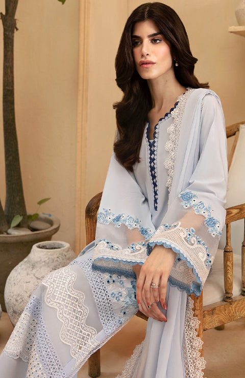 Azure - Luxe Premium By Azure Embroidered Formal Suit Unstitched 3 Piece - aubranz.com