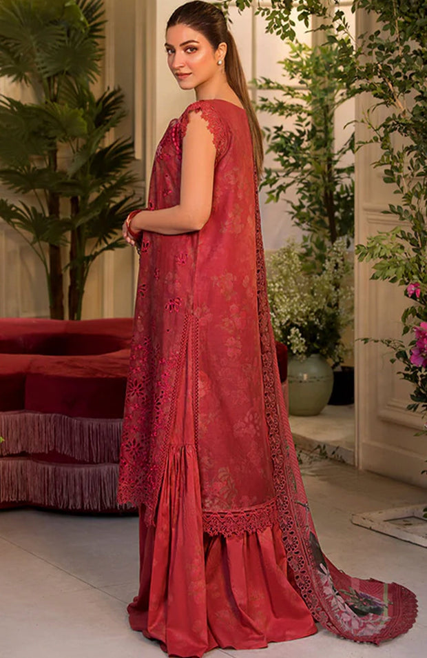 Sobia_Nazir - Sobia Nazir Vital Lawn'25 Embroidered Suits Unstitched 3 Piece - Summer Collection - aubranz.com