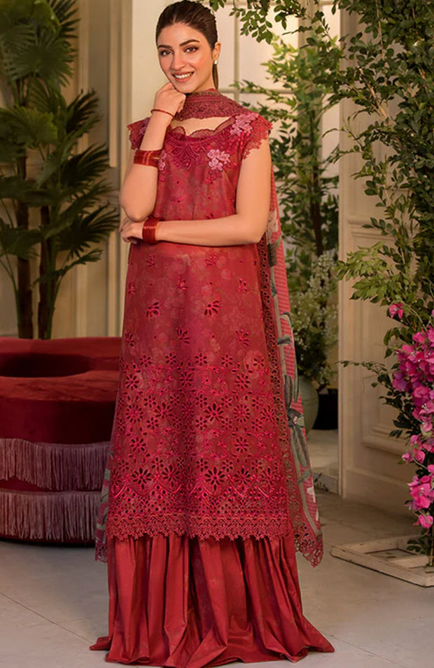 Sobia_Nazir - Sobia Nazir Vital Lawn'25 Embroidered Suits Unstitched 3 Piece - Summer Collection - aubranz.com