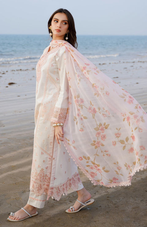 Abyaan - Sagar Lawn By Aabyaan Lawn Collection'24 Unstitched 3 Piece Summer Collection - aubranz.com