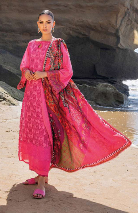 Zainabchottani - Luxury Chikankari Collection'24 By Zainab Chottani Unstitched 3 Piece Summer Collection - aubranz.com