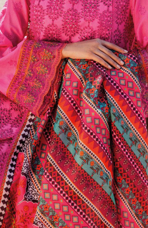 Zainabchottani - Luxury Chikankari Collection'24 By Zainab Chottani Unstitched 3 Piece Summer Collection - aubranz.com