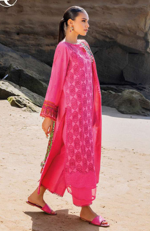 Zainabchottani - Luxury Chikankari Collection'24 By Zainab Chottani Unstitched 3 Piece Summer Collection - aubranz.com