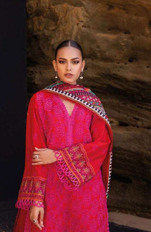 Zainabchottani - Luxury Chikankari Collection'24 By Zainab Chottani Unstitched 3 Piece Summer Collection - aubranz.com