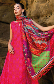 Zainabchottani - Luxury Chikankari Collection'24 By Zainab Chottani Unstitched 3 Piece Summer Collection - aubranz.com